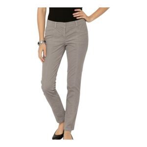 Ann Taylor Curvy Skinny Stretch Corduroy Pants Jeans Size 8 Tan Long 31" inseam